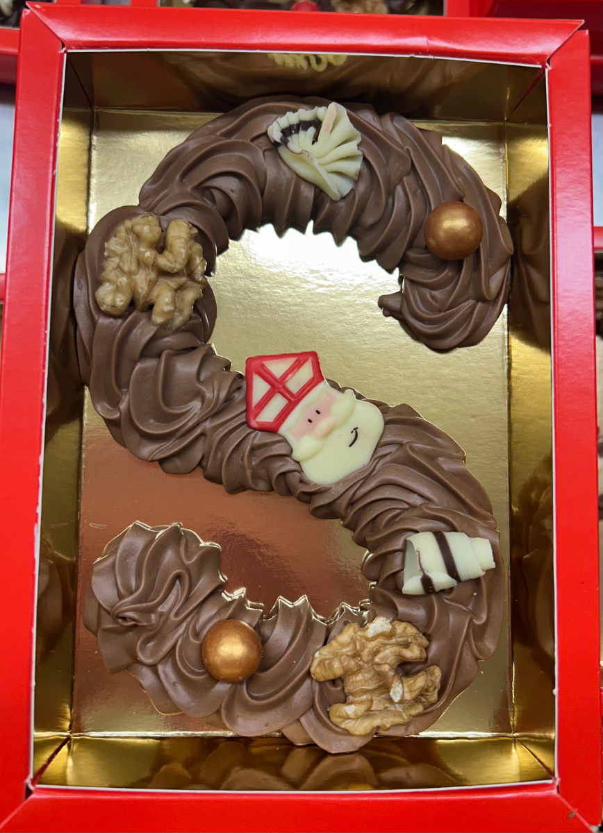 Chocoladeletter Gespoten Melk